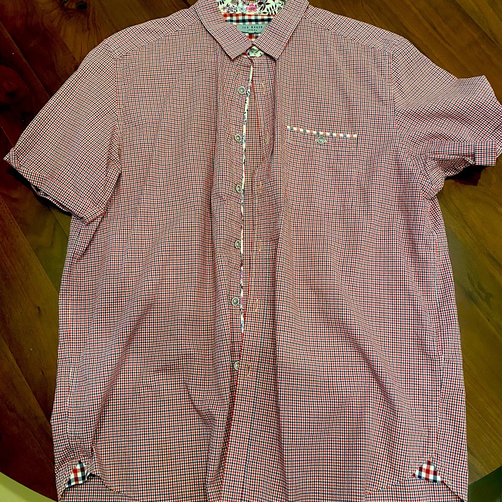 Ted Baker Short Sleeve Button Up